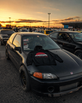 Redlined Civic Hoodie — Honda Civic JDM graphic oversized hoodie, Australia