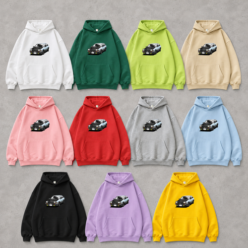 Toyota AE86 Trueno JDM hoodie colourways — Redlined Australia